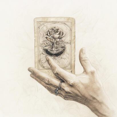 Vienos kortos Taro traukimas