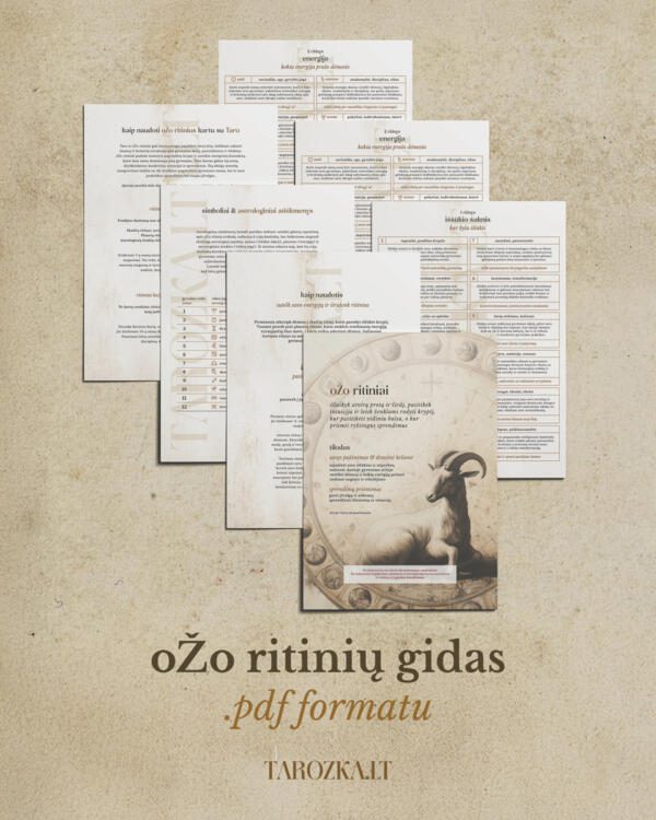 oŽo ritinų orakulo išsamus gidas